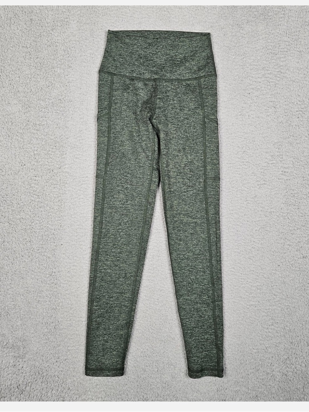 High-Rise XS Active Leggings - Charcoal Green